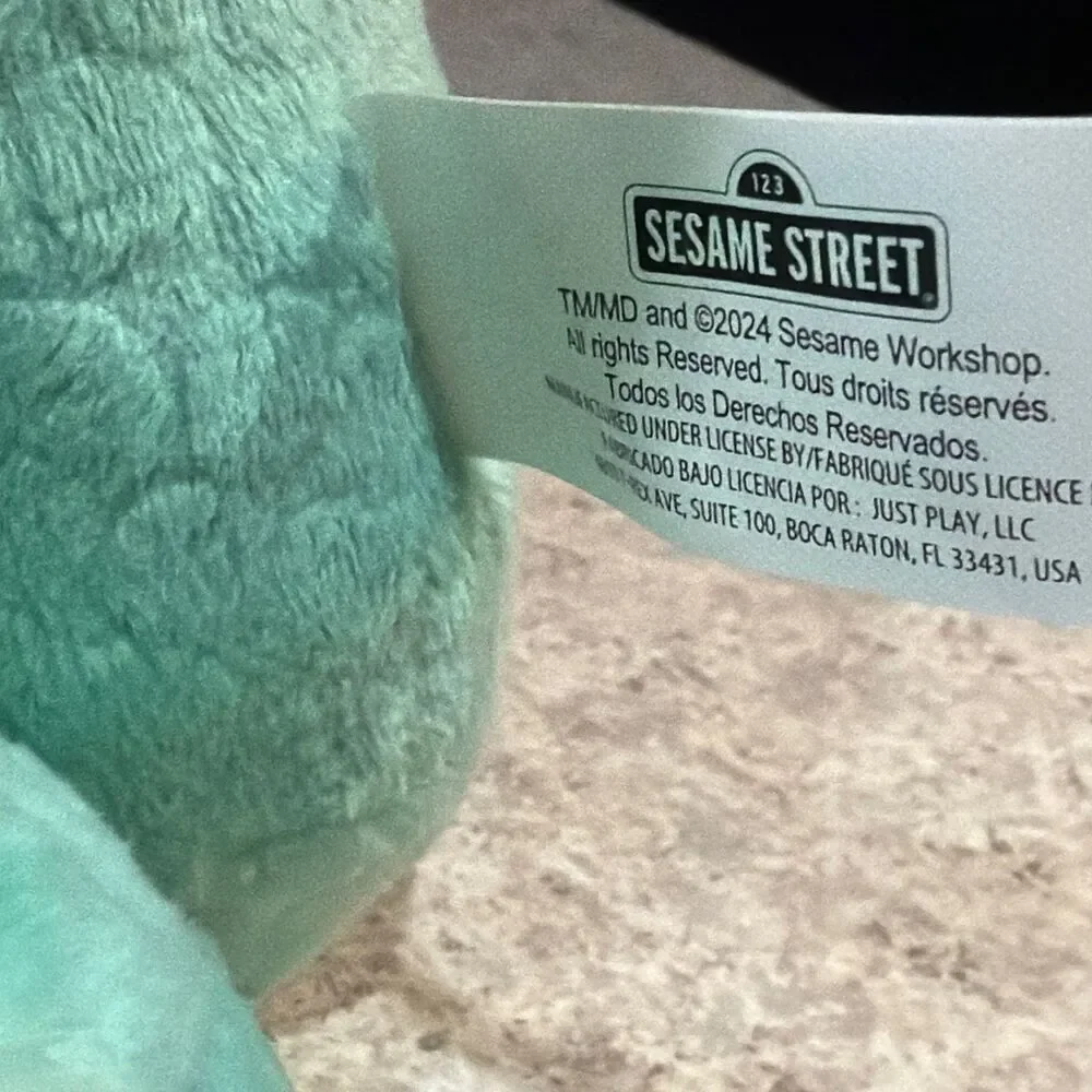 Sesame Street Tickle Me Elmo Dino Dinosaur Stomp Dancing Plush 13